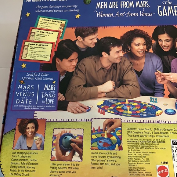 BoardGame & Book Bundle | Men Are From Mars, Women Are From Venus | Relationship - Picture 15 of 16